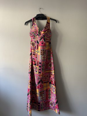 Pink Vintage Maxi Dress (S-M)