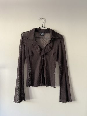 Brown Lace Blouse (S)