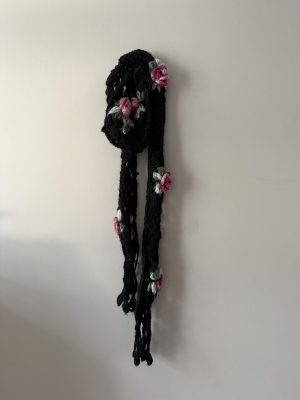 Rose Knit Scarf