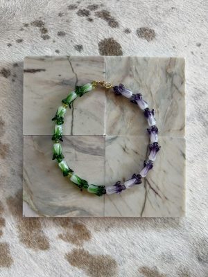 Glass Tulip Necklace