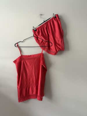 Red Two Piece Lingerie (M)