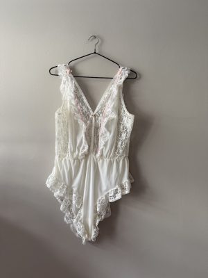 White Lace Playsuit (M)