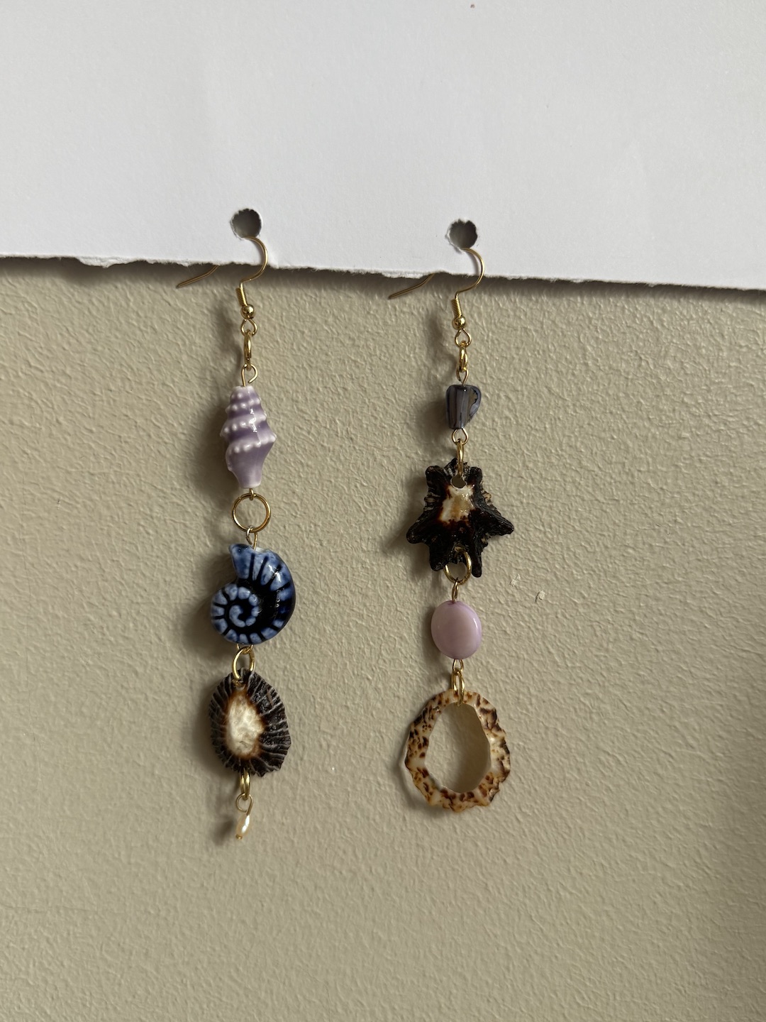 Blue and Purple Earrings - Image 3
