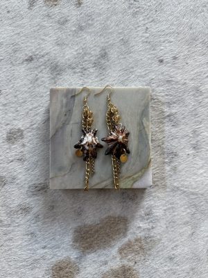 Gold Shell Earrings