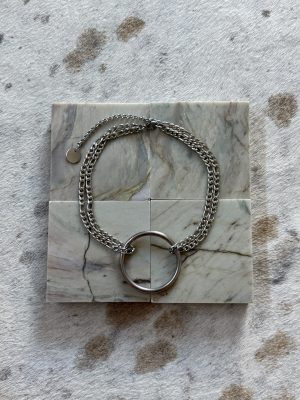 Steel Hoop Necklace