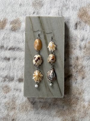 Yellow Shell Earrings