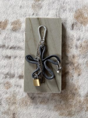 Grey Key Chain