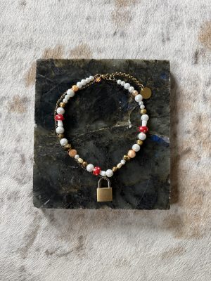 Mushroom Lock Necklace