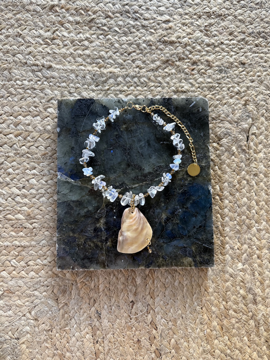 Opal and Quartz Necklace