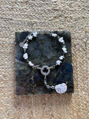 White and Silver Necklace