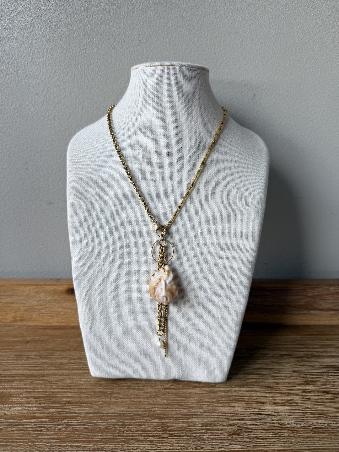 Gold Half Chain Necklace - Image 3
