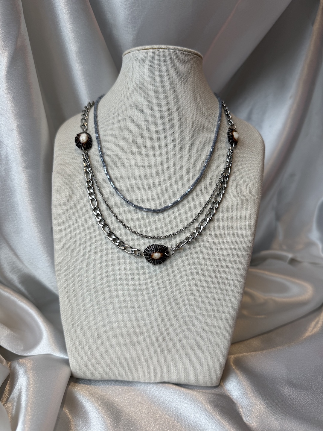 3 in 1 Silver Necklace - Image 2
