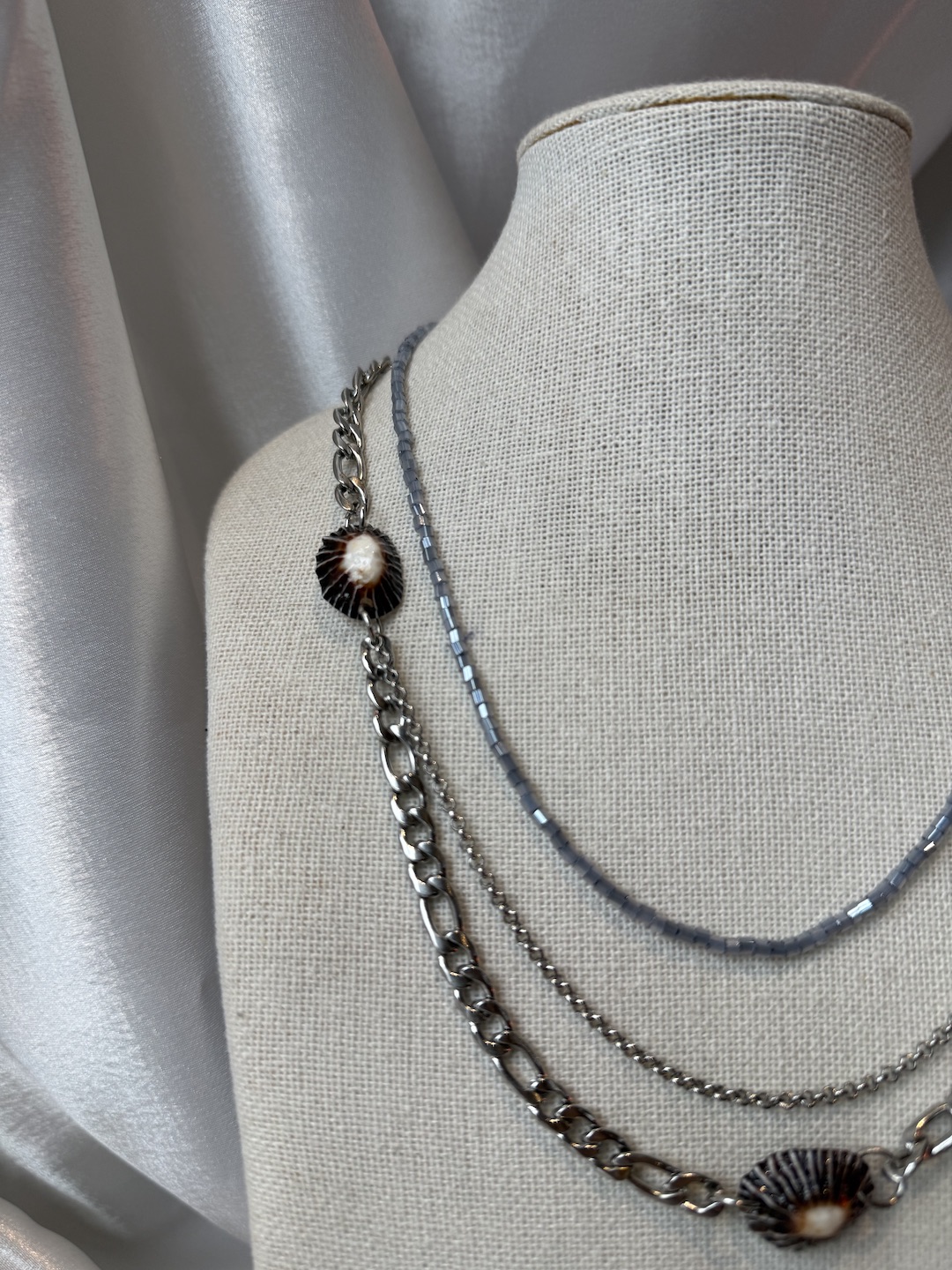 3 in 1 Silver Necklace - Image 4