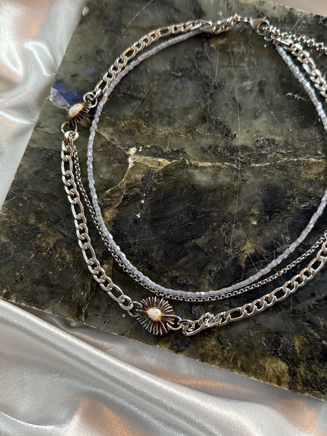 3 in 1 Silver Necklace - Image 3