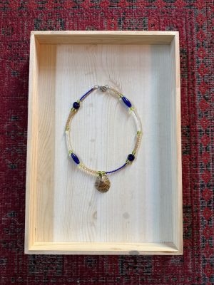 Blue and Green Shell Necklace