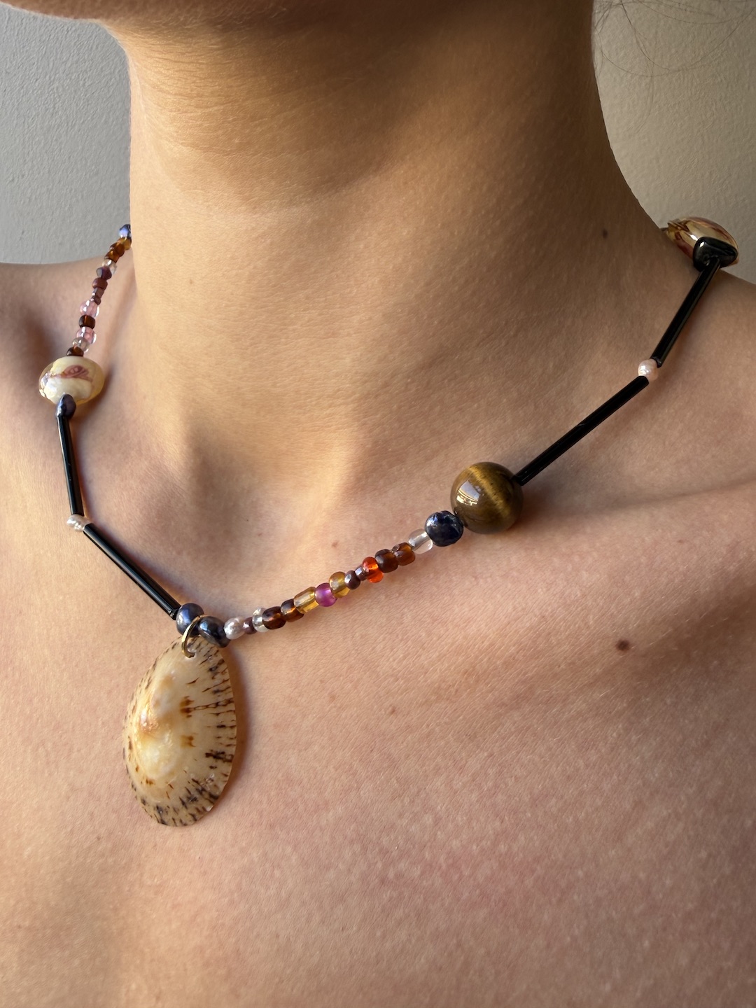Black and Brown Necklace - Image 2