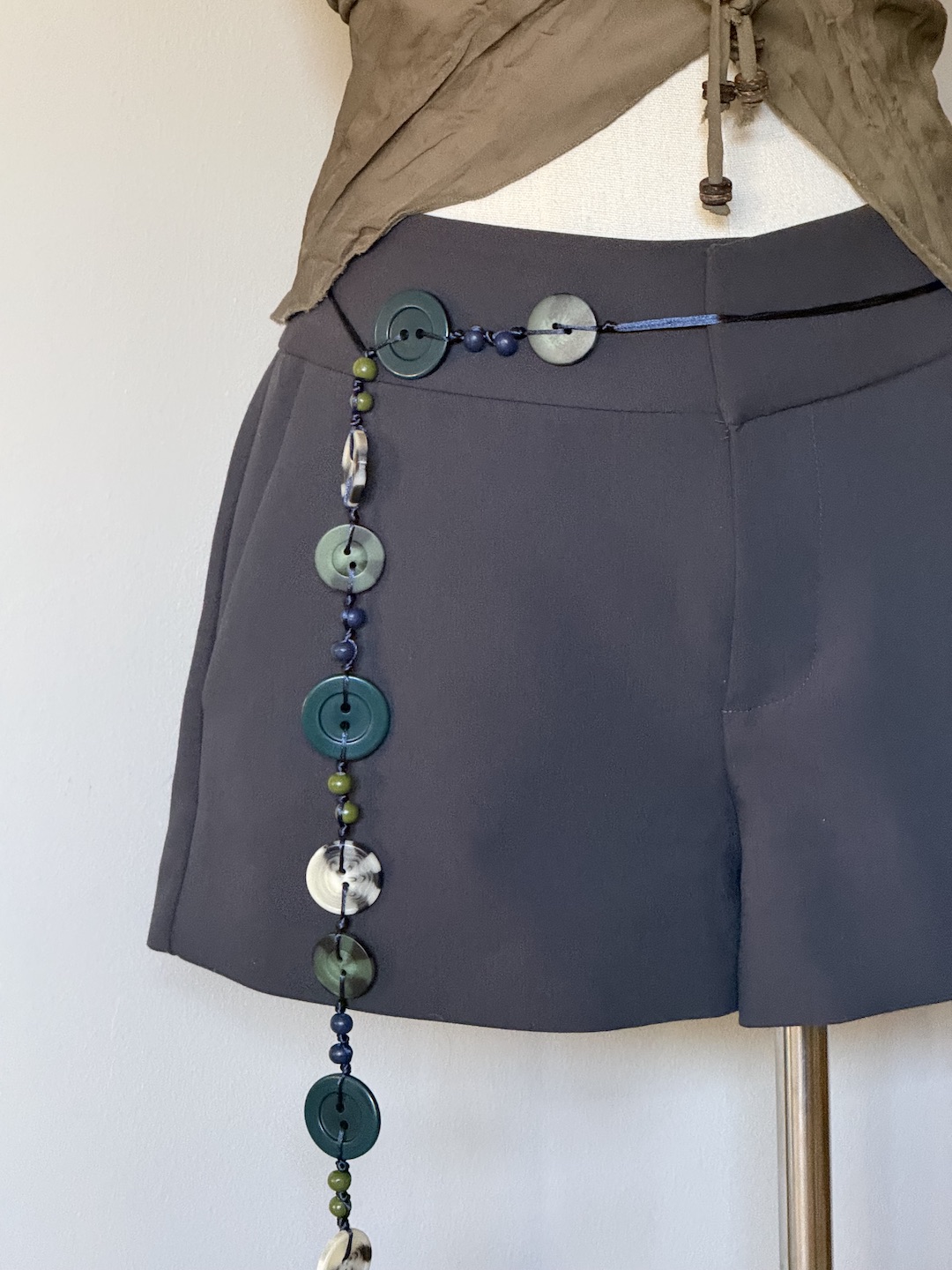 Green Button Belt - Image 2