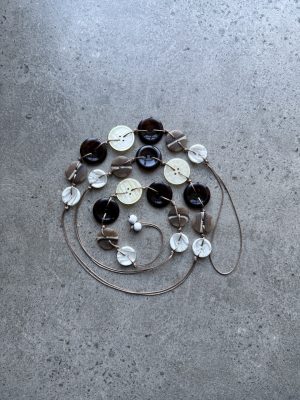 Brown Button Belt