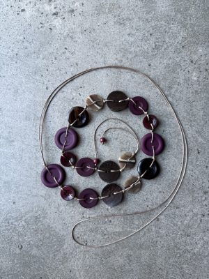 Purple Button Belt