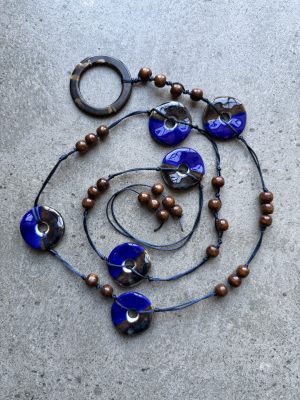 Blue Ceramic Belt