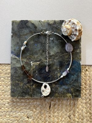 Chunky Pierced Steel Necklace