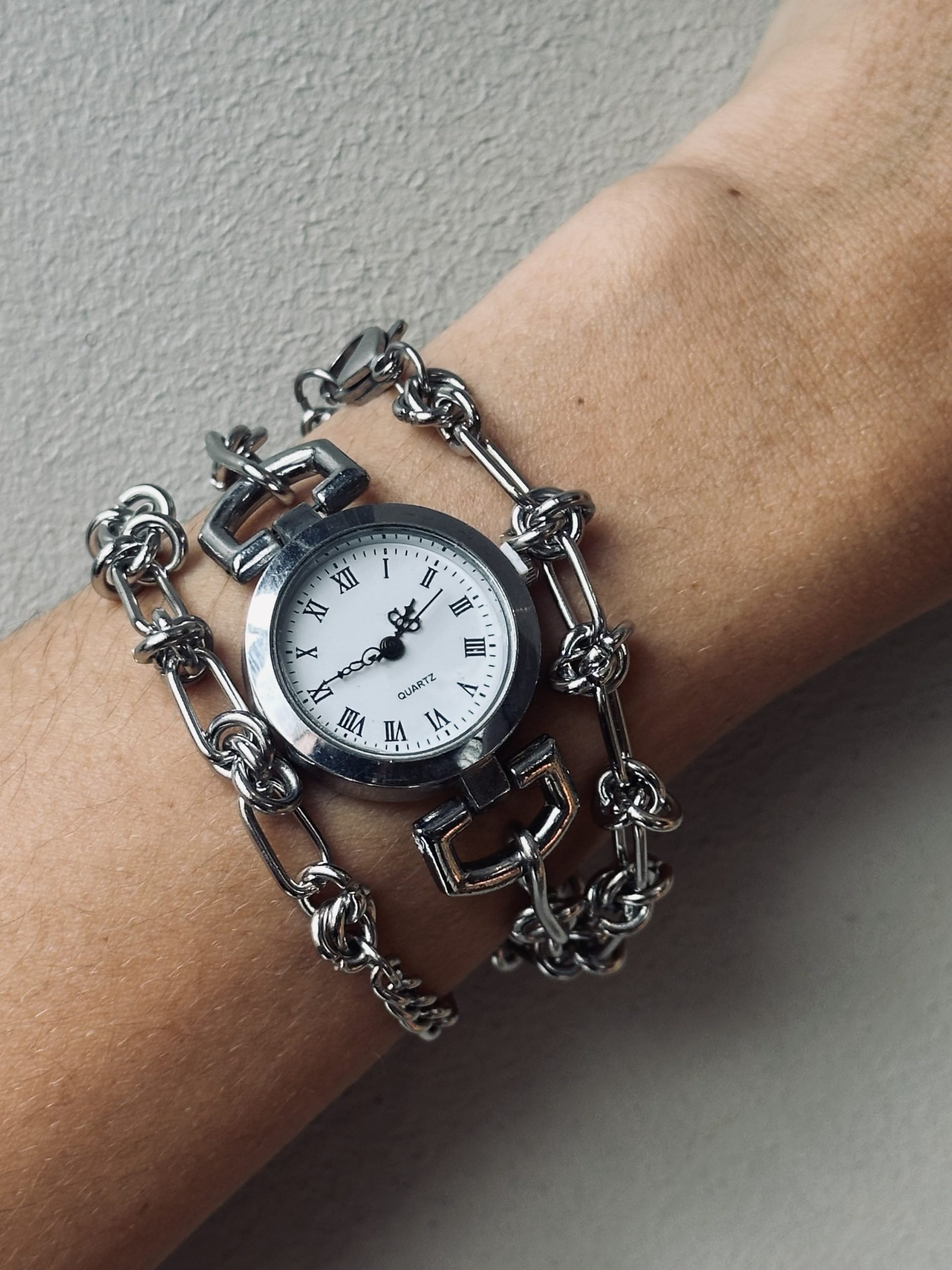 Silver Knot Watch Necklace/Bracelet - Image 2