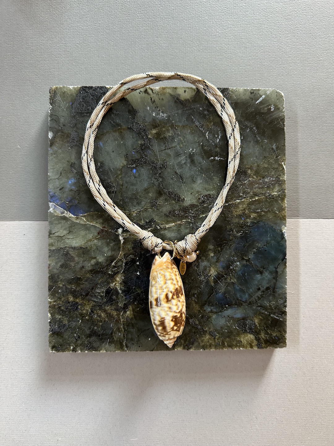 Brown Olive Shell Necklace