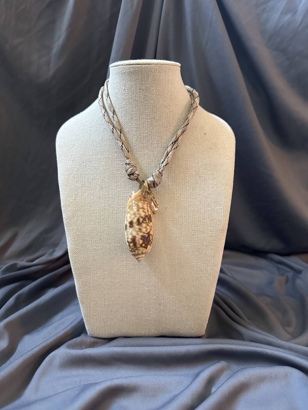 Brown Olive Shell Necklace - Image 3