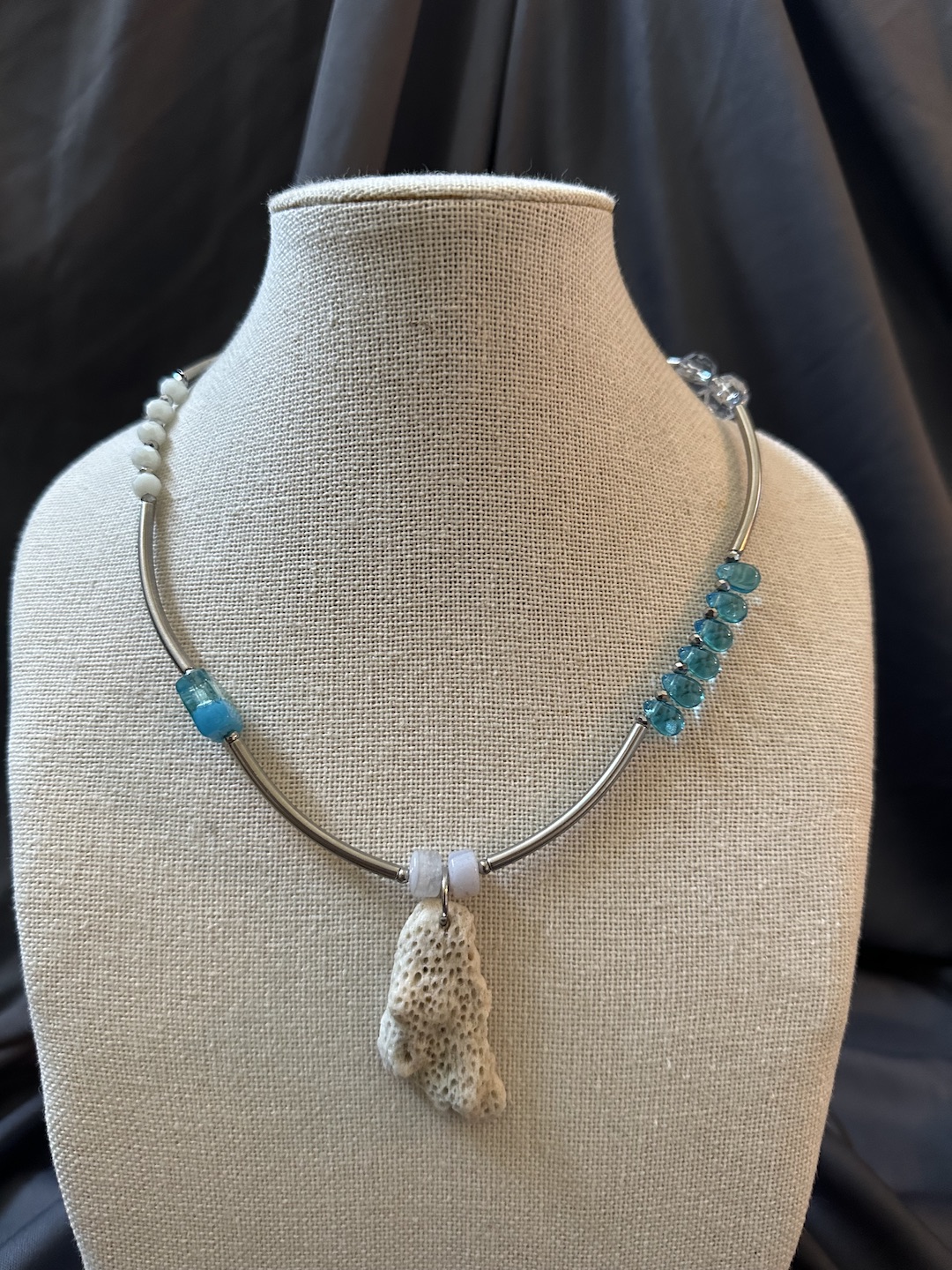 Blue Ocean Necklace - Image 4