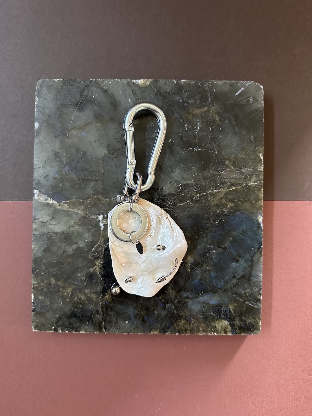 Chunky Shell Keychain