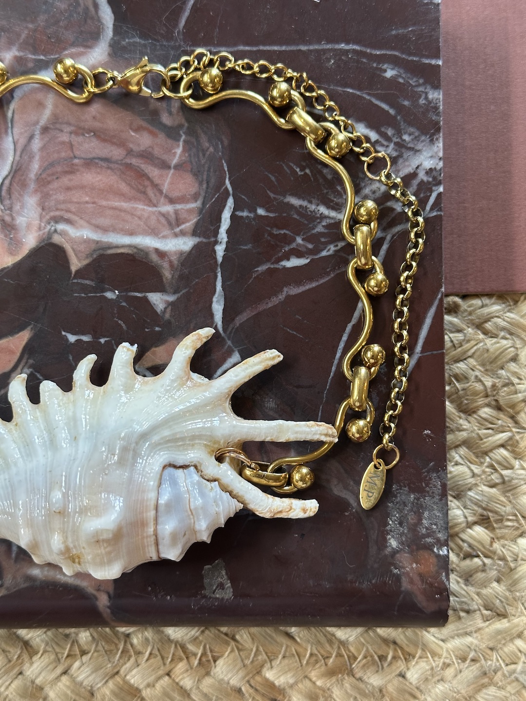 Gold Murex Shell Necklace - Image 3