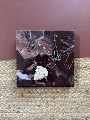 Silver Coral Necklace