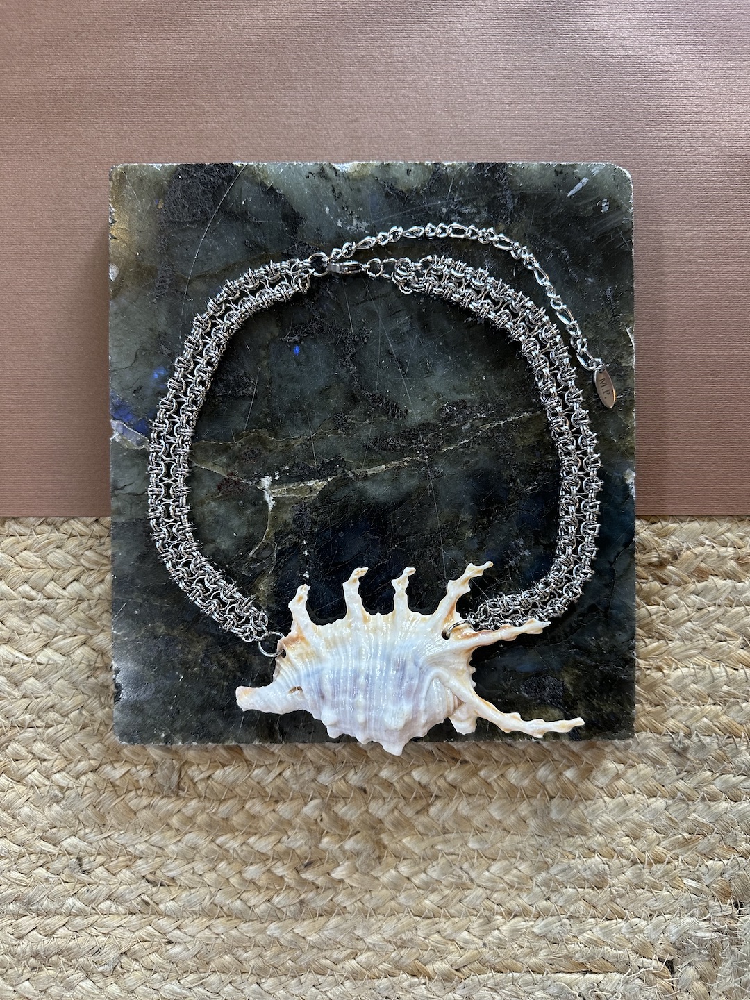 Silver Murex Shell Necklace