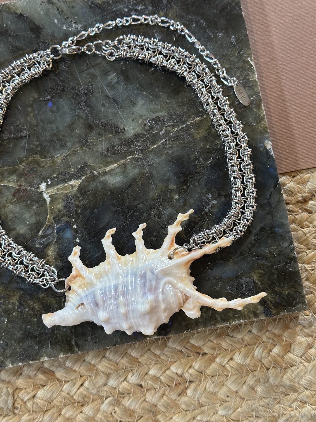 Silver Murex Shell Necklace - Image 3