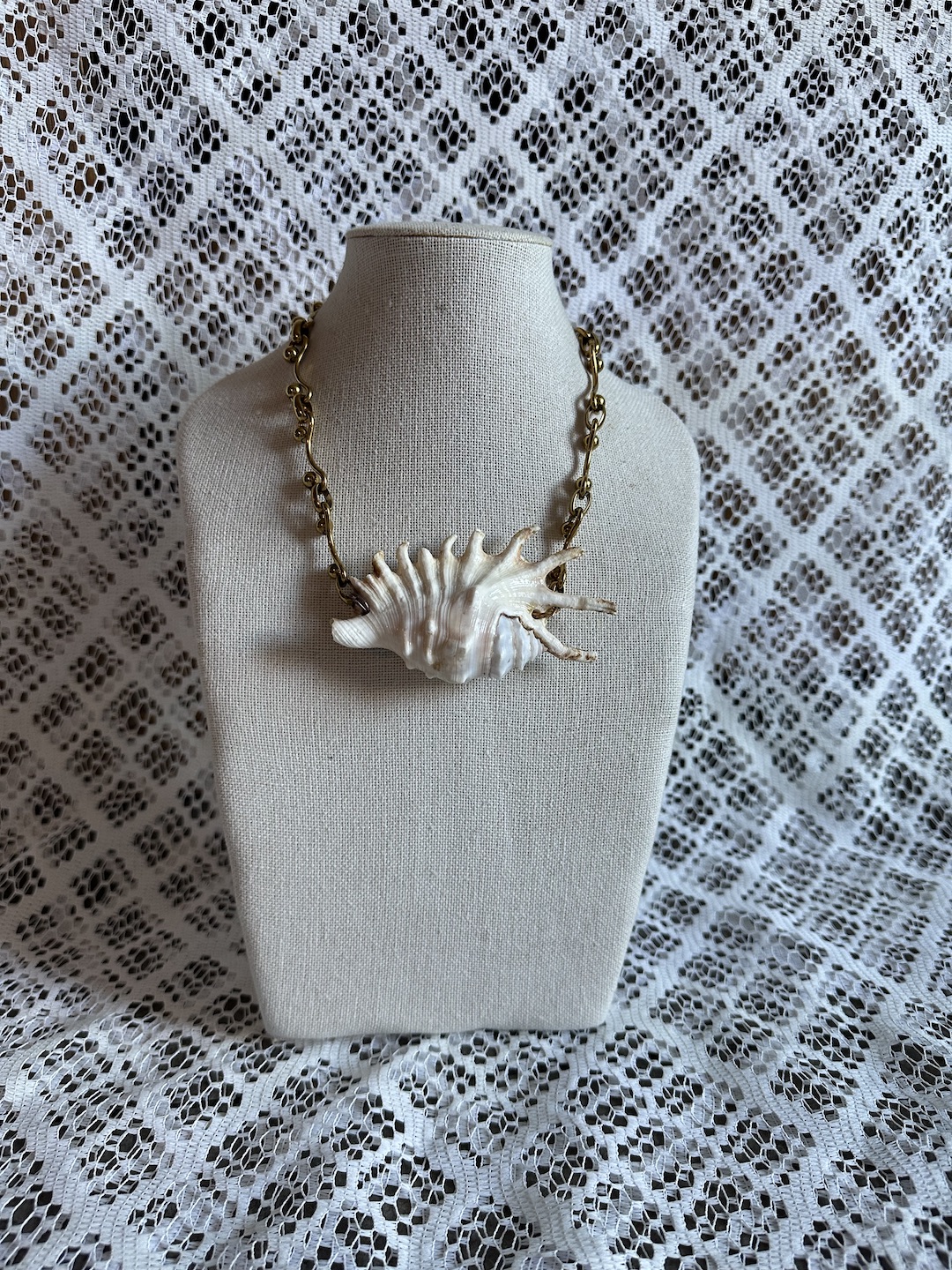 Gold Murex Shell Necklace - Image 5