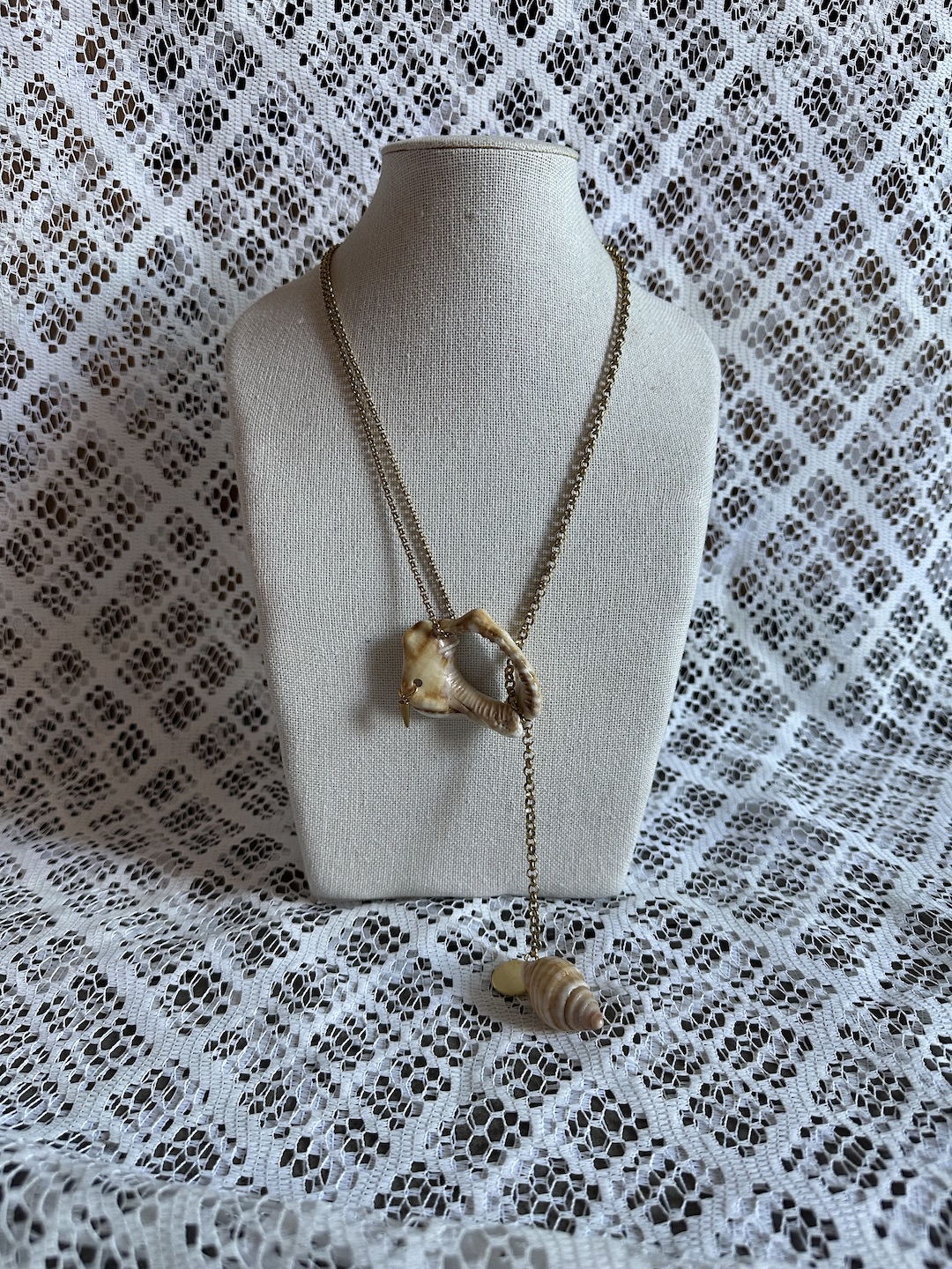 Gold Tidal Fragment Necklace - Image 2