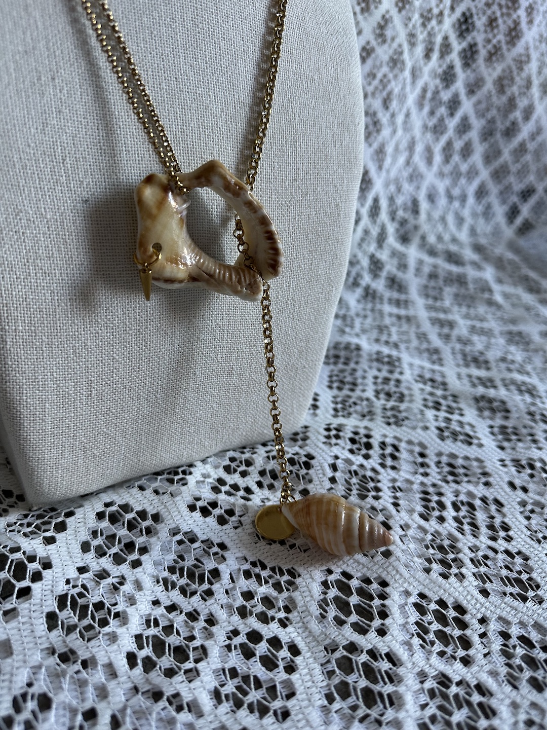 Gold Tidal Fragment Necklace - Image 3